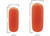 Extreme Max - Boattector Htm Inflatable Fender 8.5in X 20in Neon Orange(value Pack Of 2) - 3006.7729.2
