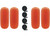 Extreme Max - Boattector Htm Inflatable Fender 8.5in X 20in Neon Orange(value Pack Of 4) - 3006.7729.4