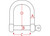 Extreme Max - Boattector Stainless Steel Wide D Shackle 3/8in - 3006.8231