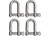 Extreme Max - Boattector Stainless Steel D Shackle 5/8in 4pack - 3006.8249.4