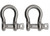 Extreme Max - Boattector Stainless Steel Anchor Shackle 7/16in 2pack - 3006.8321.2