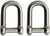 Extreme Max - Boattector Stainless Steel D Shackle With Nosnag Pin 5/16in - 3006.8396
