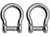 Extreme Max - Boattector Stainless Steel Bow Shackle With Nosnag Pin 3/8in - 3006.8411