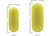 Extreme Max - Boattector Htm Inflatable Fender 10in X 27in Neon Yellow(value Pack Of 2) - 3006.8521.2