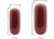 Extreme Max - Boattector Htm Inflatable Fender 10in X 27in Cranberry(value Pack Of 2) - 3006.8527.2