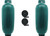 Extreme Max - Boattector Inflatable Fender 10in X 30in Teal(value Pack Of 2) - 3006.8552.2