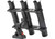 Extreme Max - Adjustable Triple Rod Holder With Locking Mounting Base - 3006.8635