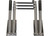 Extreme Max - Topmount Telescoping Pontoon Dock And Swim Raft Ladder With Hidden Handle And Rubber Grips 3step - 3006.8807