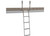 Extreme Max - Topmount Telescoping Pontoon Dock And Swim Raft Ladder With Hidden Handle And Rubber Grips 4step - 3006.8809