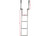 Extreme Max - Topmount Telescoping Pontoon Dock And Swim Raft Ladder With Hidden Handle And Rubber Grips 4step - 3006.8809