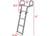Extreme Max - Wide Entry Deluxe Aluminum Folding Dock & Pontoon Ladder 4step - 3006.8887