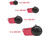 Extreme Max - Coated Pancake Downrigger Weight 15 Lbs With Red Flash - 3006.8929