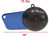 Extreme Max - Coated Pancake Downrigger Weight 15 Lbs With Blue Flash - 3006.8972