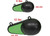 Extreme Max - Coated Keelstyle Downrigger Weight 4 Lbs With Green Flash - 3006.9082
