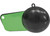 Extreme Max - Coated Pancake Downrigger Weight 8 Lbs With Green Flash - 3006.9088