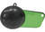 Extreme Max - Coated Pancake Downrigger Weight 6 Lbs With Green Flash - 3006.9267