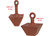 Extreme Max - Pyramid Anchor 25 Lbs. Red - 3006.9271