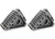 Extreme Max - Solid Rubber Wheel Chock 2pack8x4x6 - 5001.5772.2