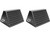 Extreme Max - Heavyduty Rubber Wheel Chock With Eyebolt (value Pack Of 2) - 5001.5775.2