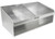 Extreme Max - Cabinet Helmet Bay Double Mountaluminum Shelf Silver - 5001.6038