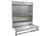 Extreme Max - Alum Work Station Storage Cabinet W/flipout Work Tray & Paper Towel Rack Organizer Silv - 5001.6049