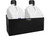Extreme Max - Alum Dual Fuel Jug Holder Fits Two 5 Gal Containers Storage Organizer Blk - 5001.6154