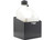 Extreme Max - Alum Single Fuel Jug Holder Fits One 5 Gal Container Storage Organizer Blk - 5001.6157