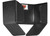 Extreme Max - Wallmount Aluminum Air Gauge Pouch Holder For Enclosed Race Trailer Shop Garage Storage Black - 5001.6177