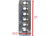 Extreme Max - Wallmount Vertical Angled Aluminum Aerosol Storage Rack 18can Capacity - 5001.6228