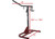 Extreme Max - Adjustable 7position Snowmobile Lever Lift Stand 24in 33in With Reinforced Steel Base - 5001.6265