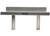 Extreme Max - Wallmounted Folding Alum Work Bench For Closed Race Trailer Shop Garage Storage 26in X 18in Silv - 5001.6314