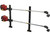 Extreme Max - 2position Locking Trimmer Rack For Open Trailers - 5001.6351