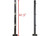 Extreme Max - Locking Trimmer Rack For Open Utility Trailers Holds 3 Pole Tools Secure W/powdercoated Finish - 5001.6354