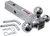 Extreme Max - Solid Shank Triball Hitch With 17/8in 2in & 25/16in Balls Chrome - 5001.6532