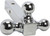 Extreme Max - Solid Shank Triball Hitch With 17/8in 2in & 25/16in Balls Chrome - 5001.6532