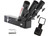 Extreme Max - 3flag Pole Hitch Mount Hd Steel Holder For 2in Receiver W/double Thumb Screws Quick Install - 5001.6835