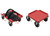 Extreme Max - Vslides Snowmobile Dolly System Steel Red - 5800.0228
