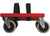 Extreme Max - Vslides Snowmobile Dolly System Steel Red - 5800.0228