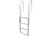 Extreme Max - Premium Alum Sliding Retract Dock Ladder For Pool Lake Hot Tub 4step Model W/extra Wide 18in Steps - 3005.3461