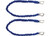 Extreme Max - 72 Covered Bungee Cord Withstainless Snaps 2pack Blue - 3006.2798
