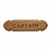 Whitecap - Teak Name Platecaptain - 62670