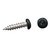 AP Products - Pan Head Square Recess Screw 8 X 11/2 Black (500/ctn) - 012-PSQ500BL8X1-1/2