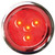 TH Marine - 3in Led Puck Light Polished Stainless .5 Watt Led  Red  Retail - LED-51897-DP