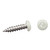 AP Products - Pan Head Square Recess Screw 8 X 11/4 White (50/ctn) - 012-PSQ50W 8X1-1/4