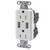 Valterra - 120v Double Usb Charger Double Outlet White - DG61070VP