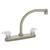 Valterra - Kitchen Faucet 8in Hiarc 2 Lever 1/4 Turn Plastic Brushed Nickel - PF221402