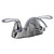 Valterra - Bathroom Faucet 4in Hybrid Lowarc 2 Lever 1/4 Turn Chrome - PF232301