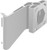 Minn Kota - Raptor Jack Plate Adapter Bracket4in Starboard White - 1810365