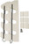 Taco Metals - 4rod Bungee Rod Holderpair White - P03-134W