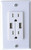 RV Designer - Ac 50 Amp Flush Receptacle In Plate - S981